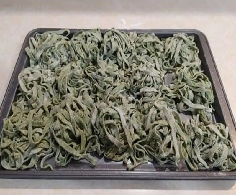 Gluten Free Spinach Pasta